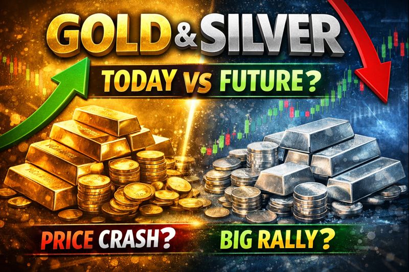 Gold and Silver Price Today vs Future Forecast 2026 – Latest Trends & Predictions